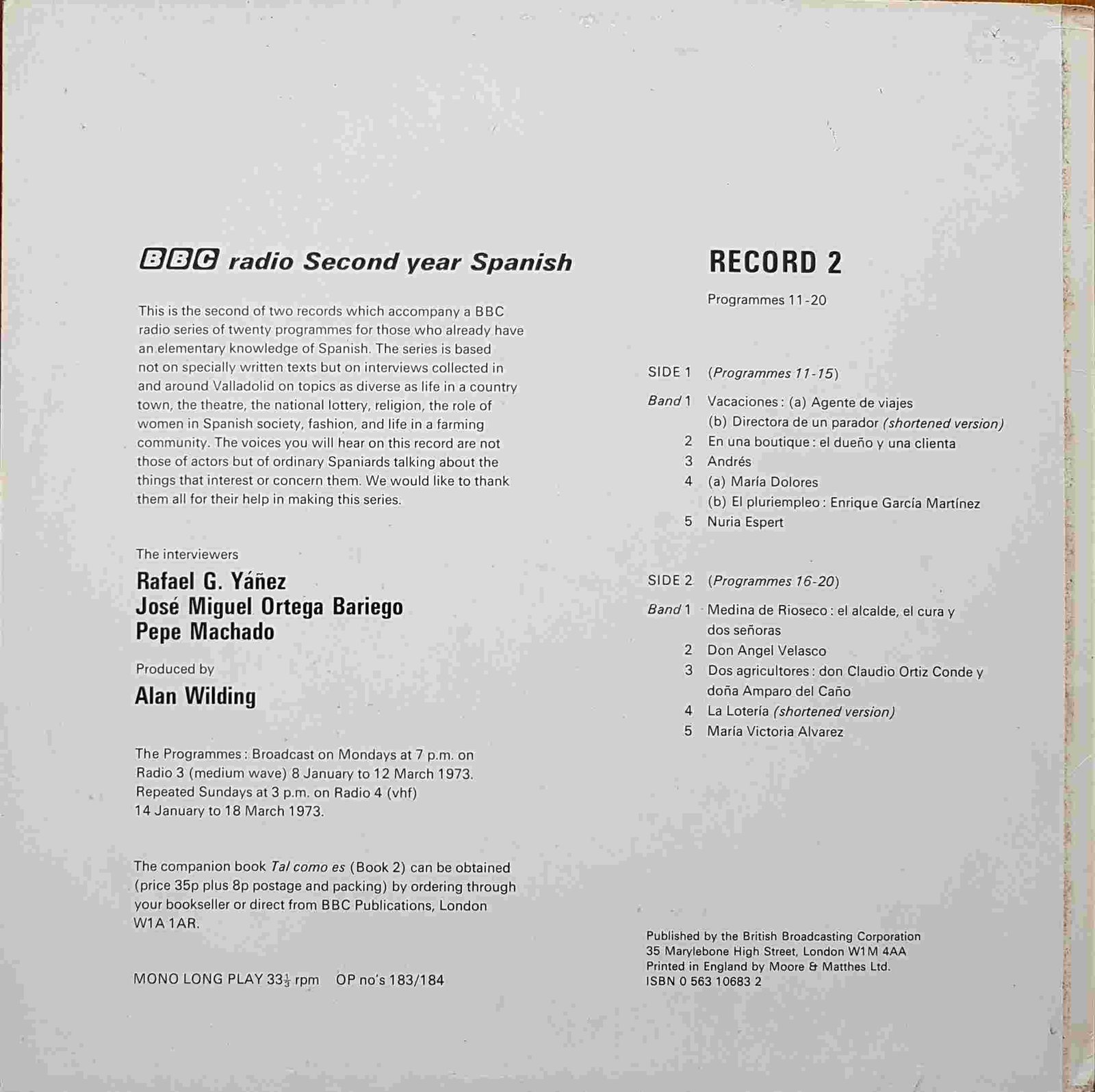 Back cover of OP 183/184